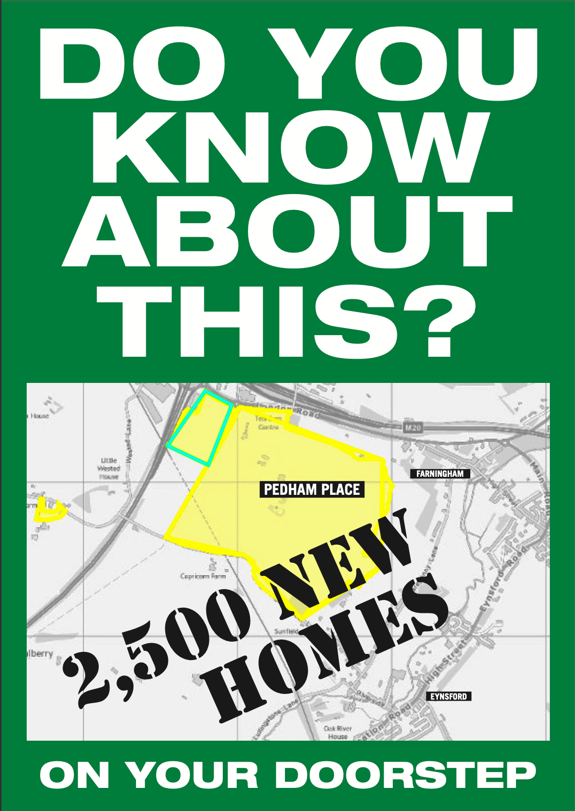 Pedham: 2,500 New Houses On Your Door Step